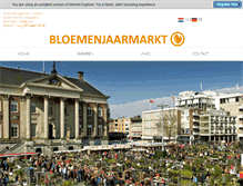 Tablet Screenshot of bloemenjaarmarkt.nl